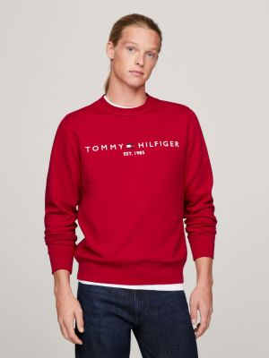 Crew Tommy Sweatshirts Sweaters | - SI Hilfiger® Neck Men\'s