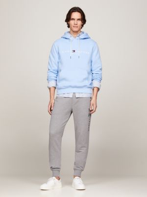 Logo Embroidery Regular Fit Hoody | Blue | Tommy Hilfiger