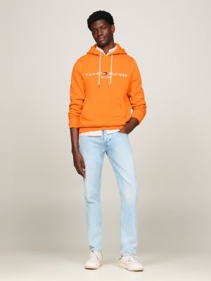 Felpa arancione tommy hilfiger outlet
