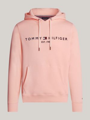 Logo Embroidery Regular Fit Hoody | Pink | Tommy Hilfiger