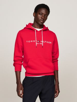 tommy jeans red sweatshirt