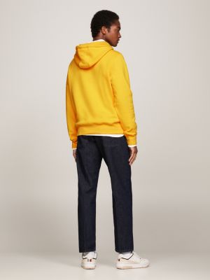 Mustard yellow clearance tommy hilfiger sweatshirt