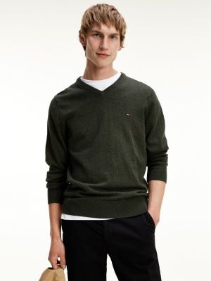 tommy hilfiger jumper green