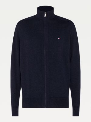 tommy hilfiger zip up cardigan