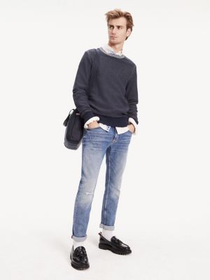 Bleecker Slim Fit Faded Stretch Jeans | DENIM | Tommy Hilfiger