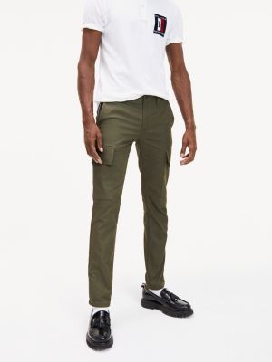 tommy hilfiger green cargo pants