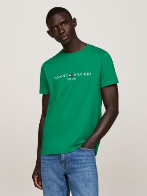 Tommy hilfiger green online t shirt