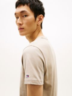 Logo Embroidery Slim Jersey T-Shirt — Green 2