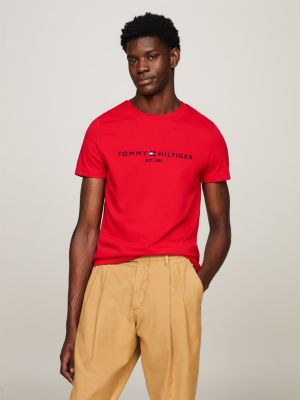 Red T-Shirts SI for Men Hilfiger® Tommy 