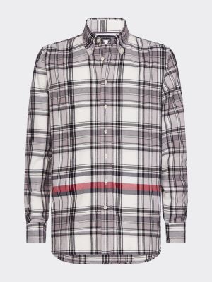 tommy plaid shirt