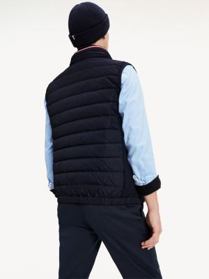tommy hilfiger men's quilted vest