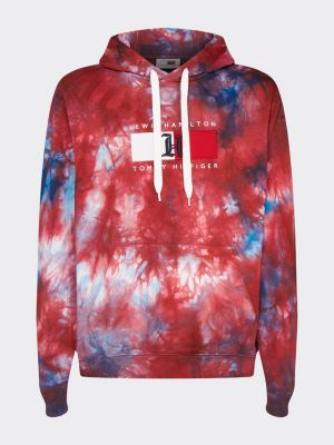 tommy jeans tie dye hoodie