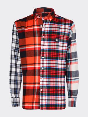 lewis hamilton check hoodie shirt