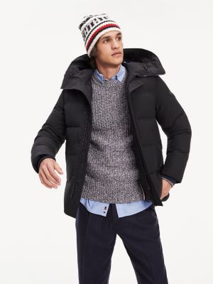 tommy hilfiger canvas down jacket