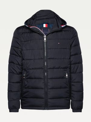 tommy hilfiger quilted hooded jacket