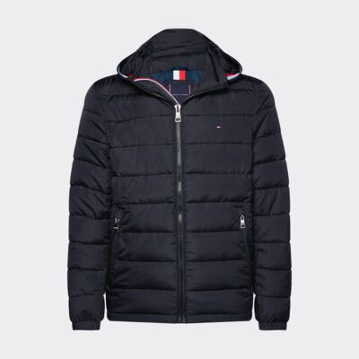 hooded tech jacket tommy hilfiger