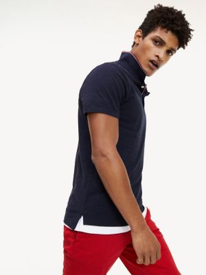 tommy hilfiger tipped slim fit polo