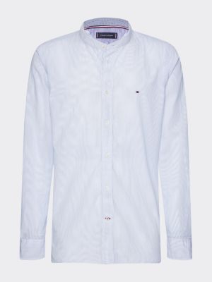 mandarin collar shirt tommy hilfiger