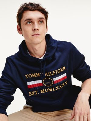 tommy hilfiger metallic logo sweatshirt