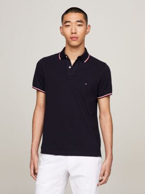 Polo En Coton Bio Mélangé Desert Sky Tommy Hilfiger - Homme