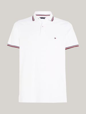 Tommy Hilfiger Men's Organic Cotton Slim Polo - Grey