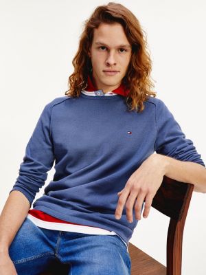 tommy hilfiger flag pipe crew sweatshirt