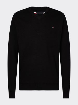 black tommy sweater