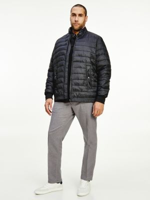 Plus Quilted Zip-Thru Bomber Jacket 