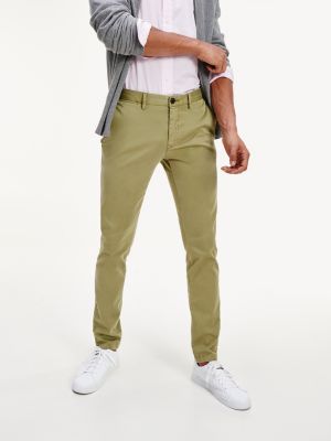 tommy hilfiger green chinos