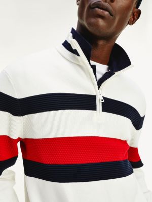 mens tommy hilfiger half zip jumper