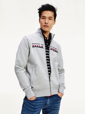 tommy hilfiger zip up sweatshirt