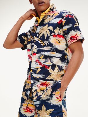 tommy hilfiger tropical shirt