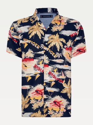 tommy hilfiger tropical shirt