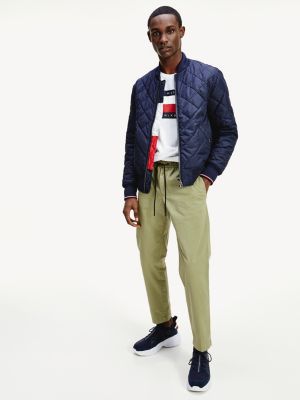 tommy hilfiger diamond quilted bomber jacket