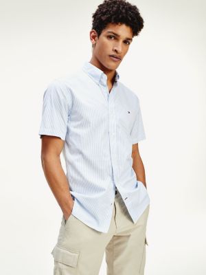 tommy hilfiger button up short sleeve