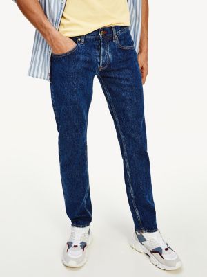 tommy hilfiger men's straight fit stretch jeans