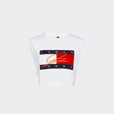 tommy hilfiger crop tee