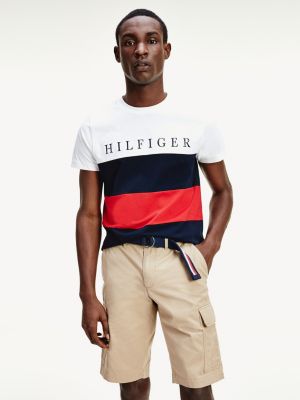 tommy hilfiger khaki t shirt