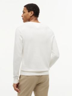 Flag Embroidery V-Neck Jumper — Yellow 4