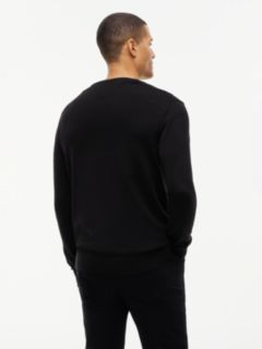 Flag Crew Neck Jumper — Black 4