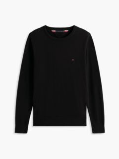 Flag Crew Neck Jumper — Black 6