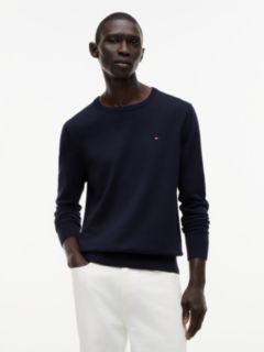 Flag Crew Neck Jumper — Blue 1