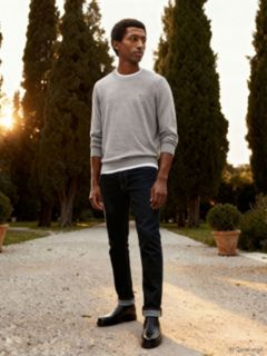 Flag Crew Neck Jumper — Grey 5