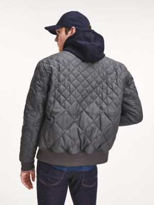 tommy hilfiger quilted bomber