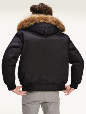 tommy hilfiger hooded down bomber