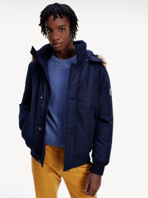 tommy jeans outline logo scuba bomber jacket