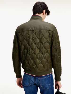 tommy hilfiger green bomber jacket