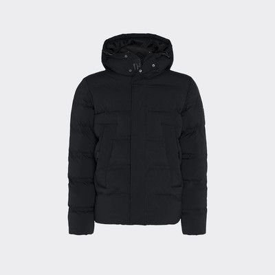 tommy hilfiger padded anorak black