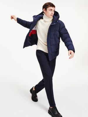 tommy hilfiger hooded down bomber