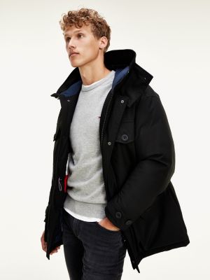 Hooded Canvas Parka | BLACK | Tommy 